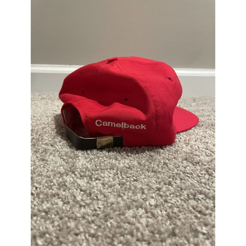 Vintage 1990 Marriott Corporate Masters Camelback SnapBack Trucker Hat Red Golf - Picture 4 of 6